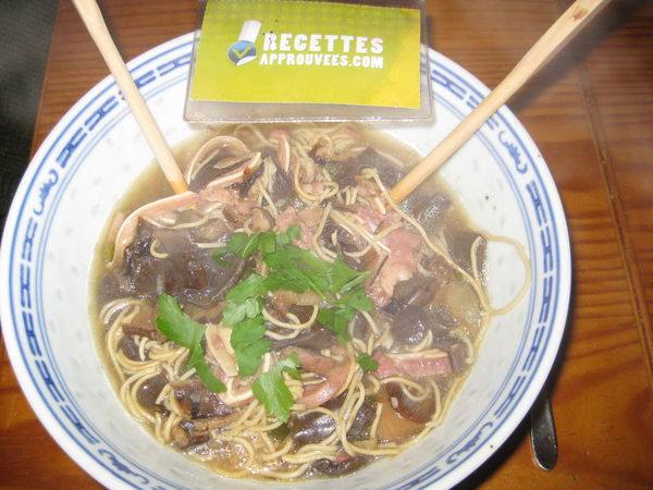 Soupe chinoise au porc - Recette Ptitchef