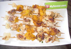 Brochettes poulet abricots - Lucie O.