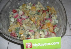 Salade vitaminée multicolore - Claudine O.