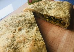 Focaccia courgettes et curry - Adeline A.