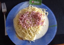 Spaghettis façon carbonara  - Laurence D.