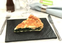 Quiche à la reine, épinards et Ossau Iraty - Raynal et Roquelaure